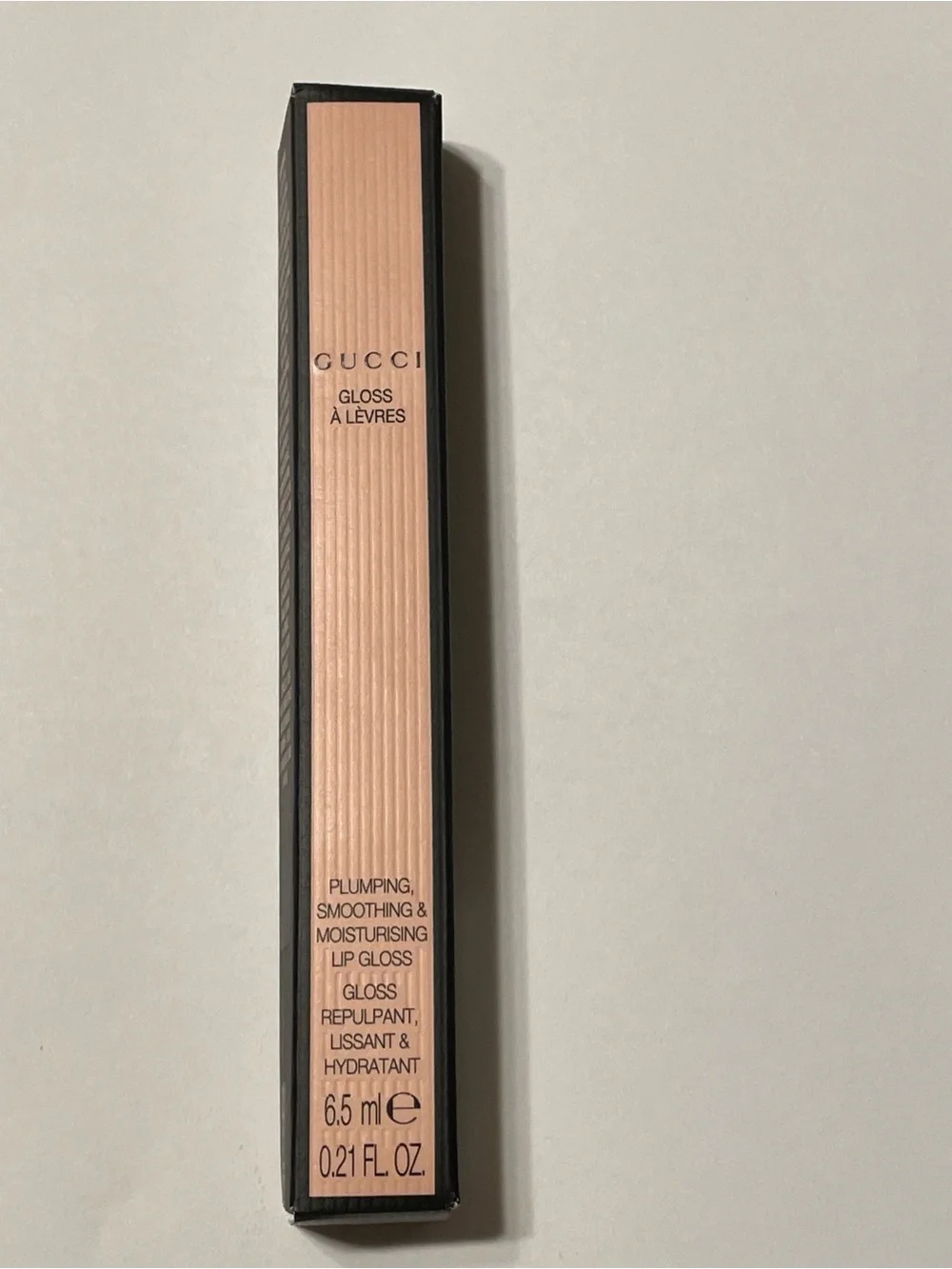 Gucci Lip Gloss in Coral Orange with Gold Accents